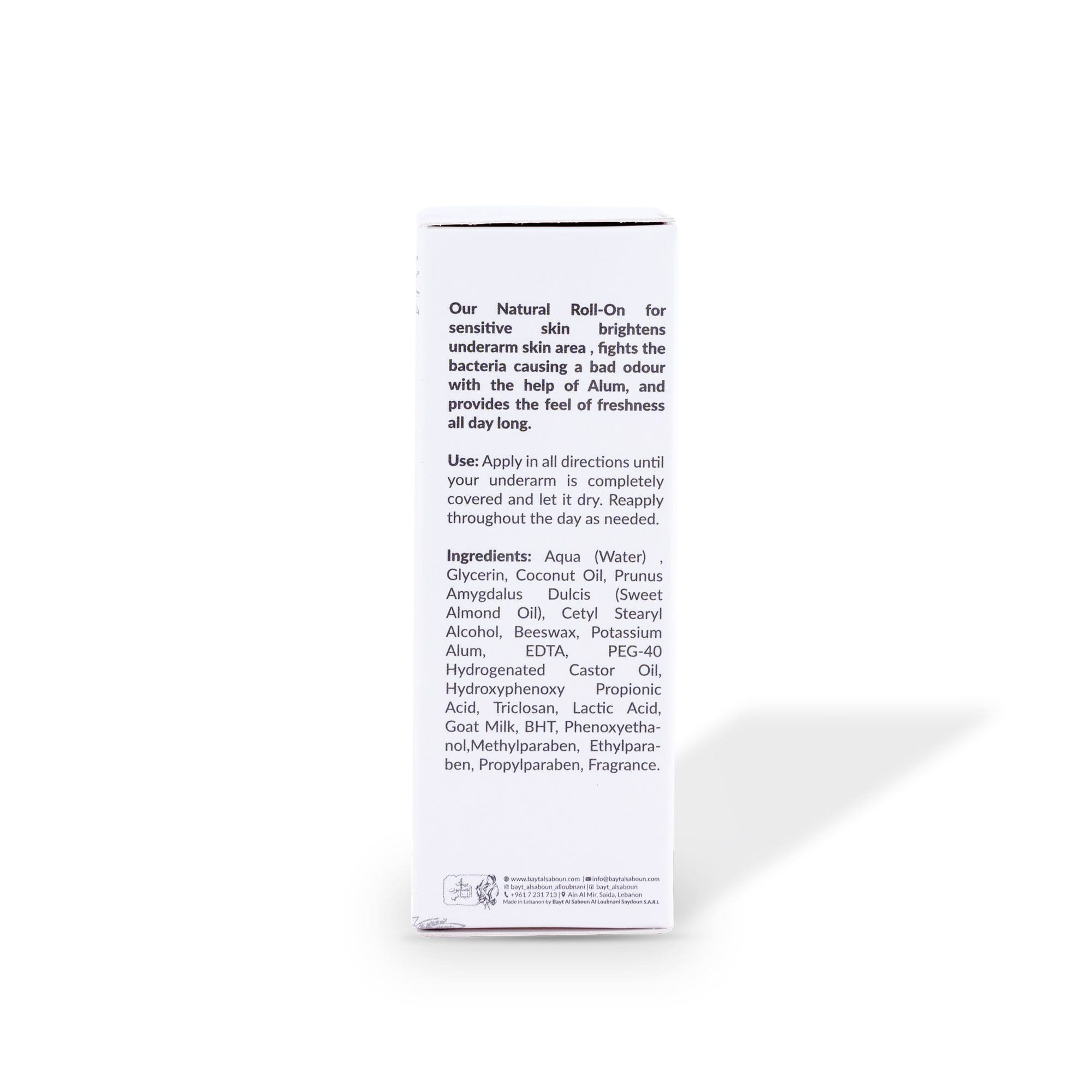 Goat Milk Brightening Roll-on Deodorant 50ml - Image 3