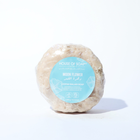 Moon Flower Loofah Baladi Soap 300g