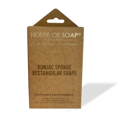 Alternative view of Konjac Sponge - Rectangular